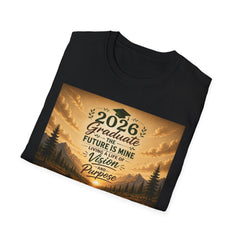 2026 Graduate T-Shirt - "The Future Is Mine" Motivational Graduation Tee