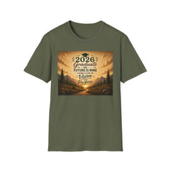 2026 Graduate T-Shirt - "The Future Is Mine" Motivational Graduation Tee