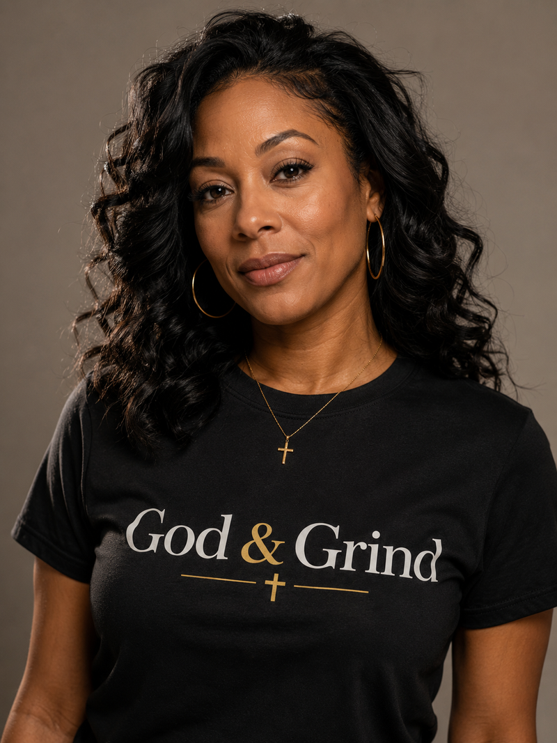 God & Grind T-Shirt — Faith Meets Hustle Inspirational Tee