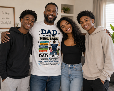 Dad You’re My Hero T-Shirt — Funny Father’s Day Gift Tee