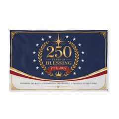 250 Years of Blessing Double-Sided Commemorative Flag (1776–2026) 2