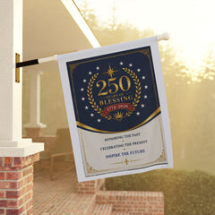 Garden Banner - 250 Years of Blessing Commemorative House Flag (1776–2026)