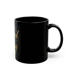 Blessed and Busy Black Mug — Inspirational Coffee Cup for Busy Moms & Entrepreneurs (11oz/15oz)