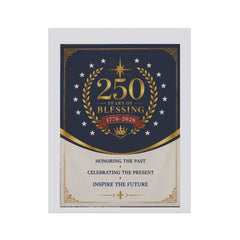 Garden Banner - 250 Years of Blessing Commemorative House Flag (1776–2026)