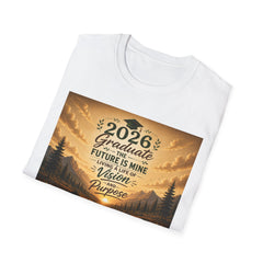 2026 Graduate T-Shirt - "The Future Is Mine" Motivational Graduation Tee