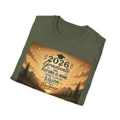 2026 Graduate T-Shirt - "The Future Is Mine" Motivational Graduation Tee